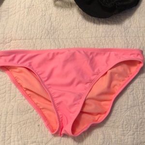 Neon pink bathing suit bottom